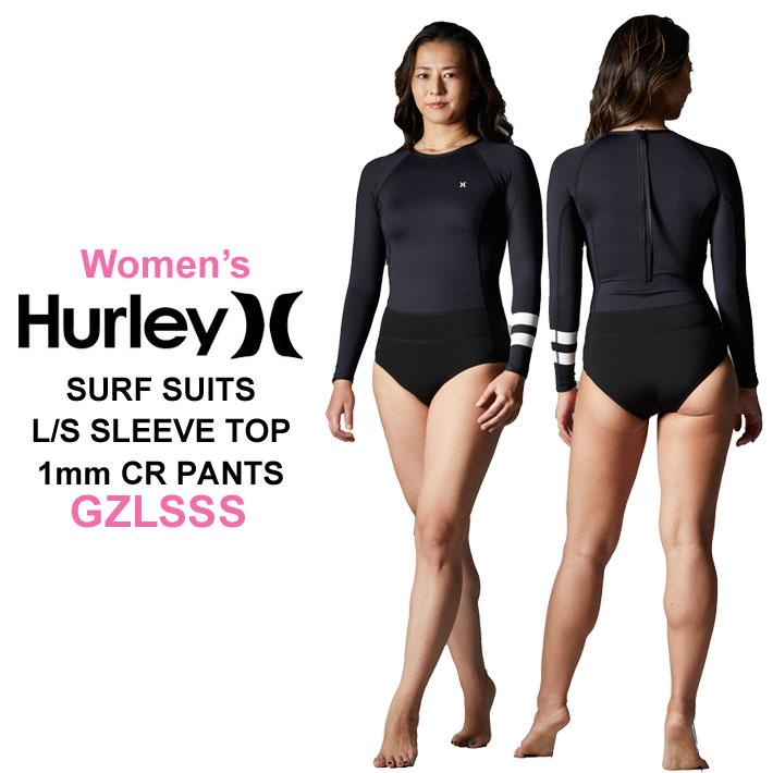 2023 Hurley ハーレー ウェットスーツ [GZLSSS23] ロングスプリング サーフスーツ レディース SURF SUITS BACK  ZIP バックジップ サーフィン
