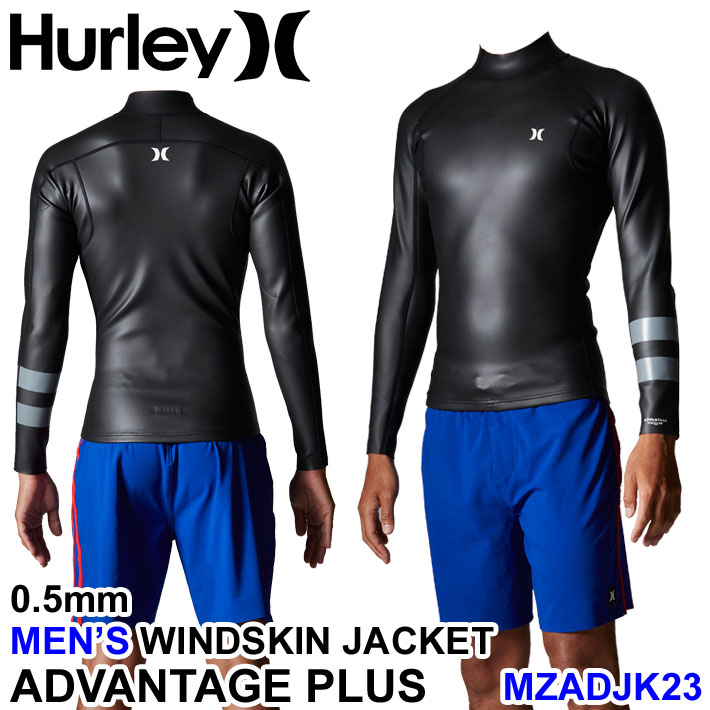 2023 Hurley ハーレー ウェットスーツ [MZADJK23] ウインドスキン 長袖 ジャケット メンズ 0.5mm ADVANTAGE  PLUS サーフィン ウエットスーツ