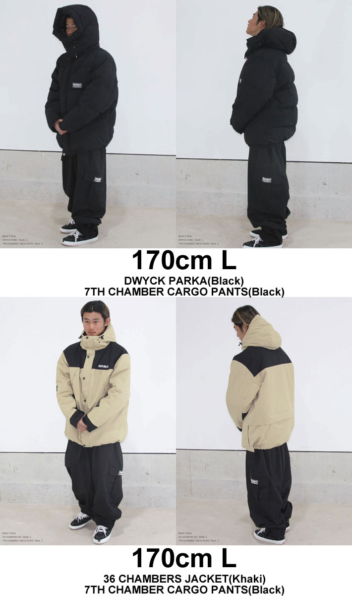 23-24 REPUBLIC &CO リパブリック ウェア パンツ [7TH CHAMBER CARGO