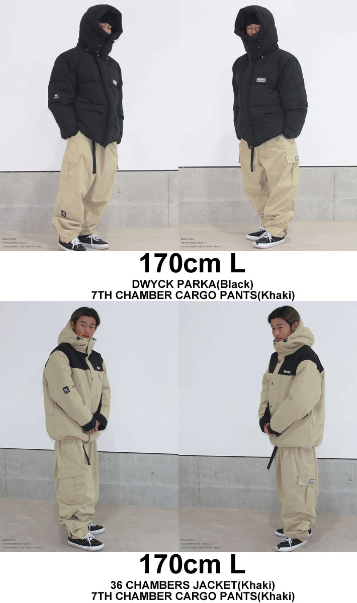 23-24 REPUBLIC &CO リパブリック ウェア パンツ [7TH CHAMBER CARGO