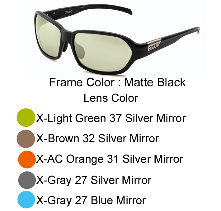 SMITH（スミス） サングラス 釣り Aura 第3世代 オーラ Mirror ミラー
