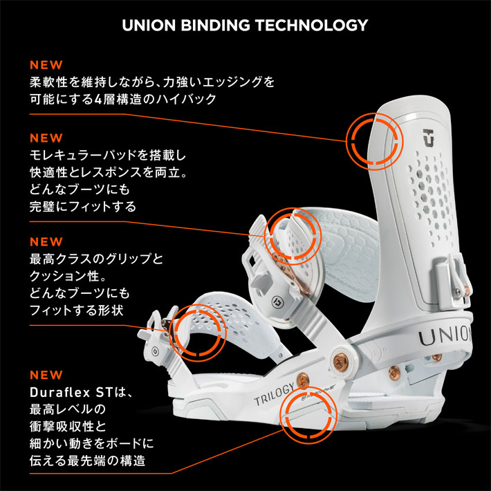 23-24 UNION ビンディング TRILOGY BINDING ユニオン トリロジー