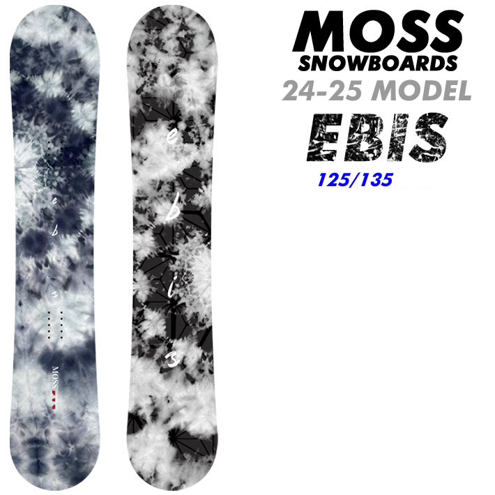 早期予約 24-25 MOSS モススノーボード EBIS 125cm 135cm モス エビス オールラウンド スノボ 板 2024 2025  日本正規品