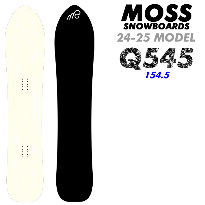 早期予約] 24-25 MOSS スノーボード Q545 廣田鉄平監修 Qシリーズ モス