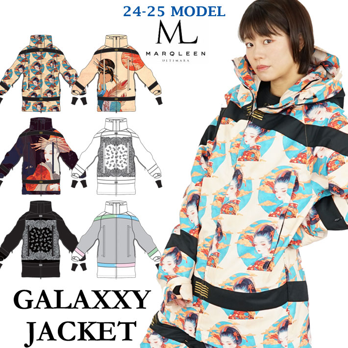 24-25 MARQLEEN マークリーン GALAXXY JACKET ギャラクシー ジャケット MQ05000 ユニセックス スノーボードウェア  777／428／429／006／996／001 : sn-sw-mql-191 : follows - 通販 - Yahoo!ショッピング