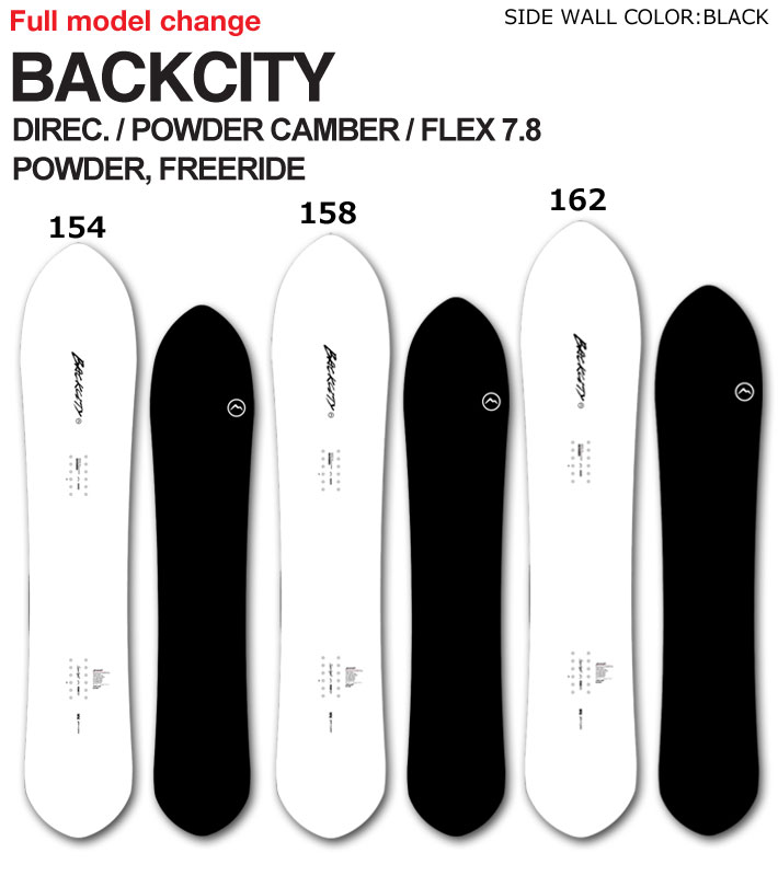 予約受付中 24-25 NOVEMBER BACKCITY ノベンバー バックシティー ノーベンバー パウダー メンズ サイズ スノーボード パウダー  板 2024 2025 日本正規品