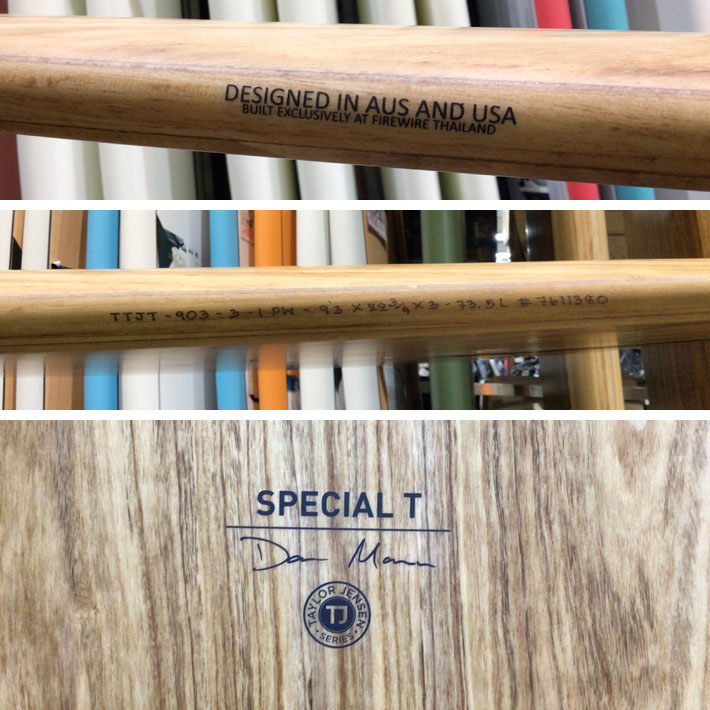 FIREWIRE ファイヤーワイヤー サーフボード SURFBOARDS SPECIAL