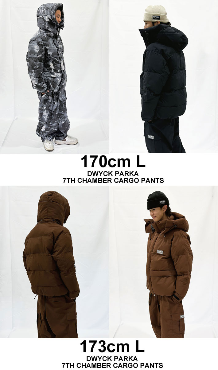 在庫限り 24-25 REPUBLIC &CO リパブリック ウェア パンツ 7TH CHAMBER