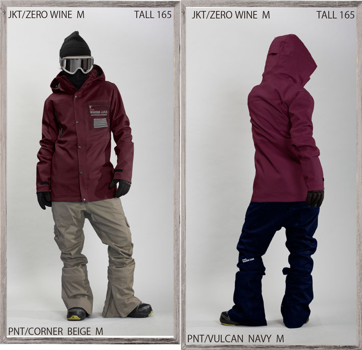 WACON BOARD スノーボードウェア セット 未使用 25-26 WACON ウェア ジャケット ワコン スノーボード メンズ ZERO