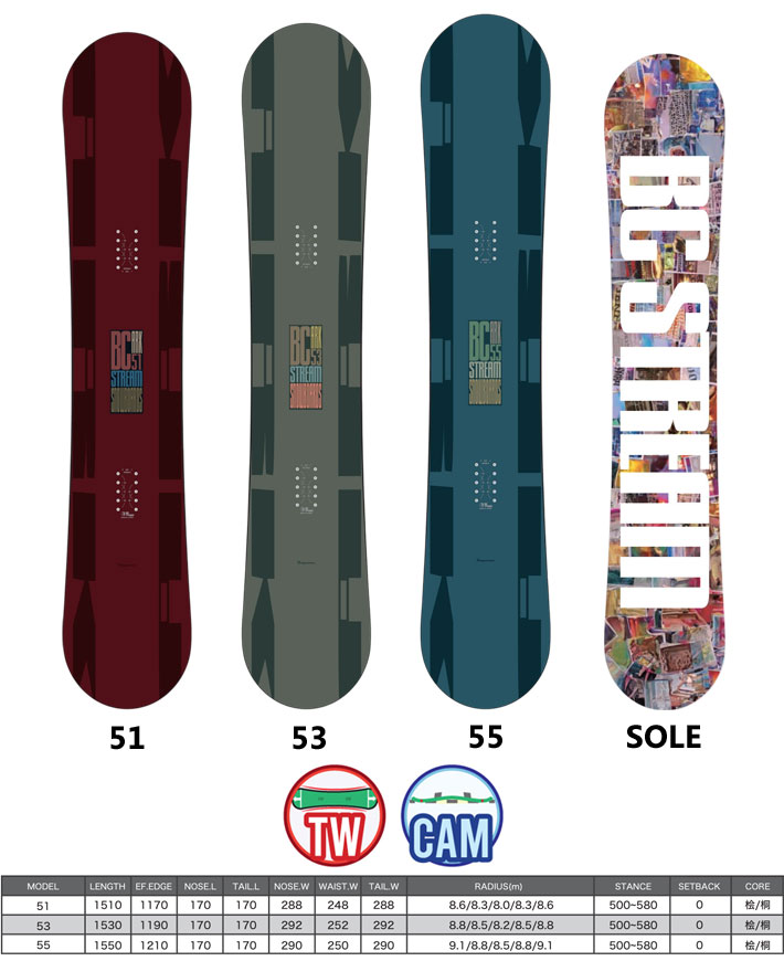 25-26 BC Stream スノーボード ビーシーストリーム ARK アーク メンズ