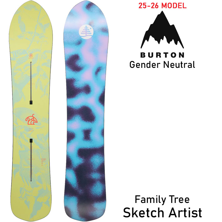 BURTON（バートン） 25-26 スノーボード BURTON Family Tree Sketch