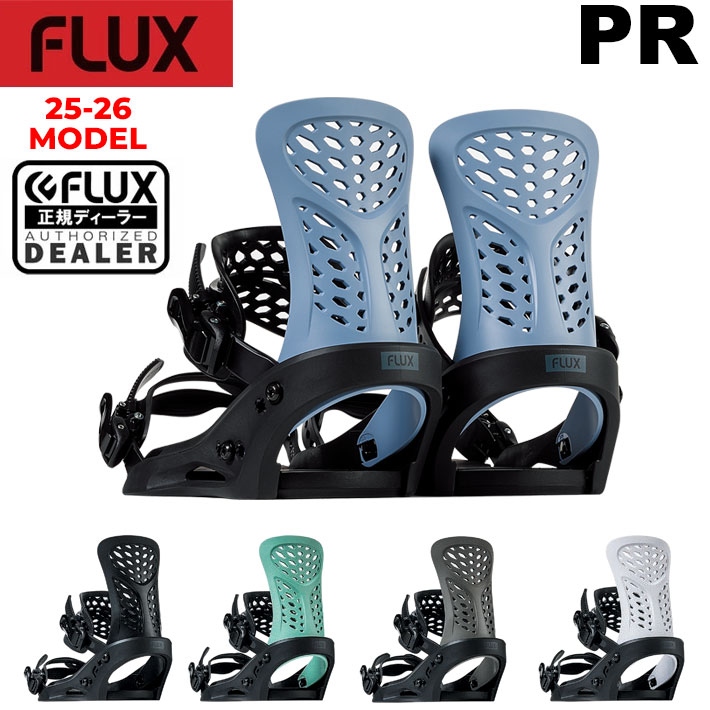 FLUX PR スノーボードビンディング ブラック　L FLUX BINDINGS（フラックスバインディング） 25-26 FLUX スノーボード
