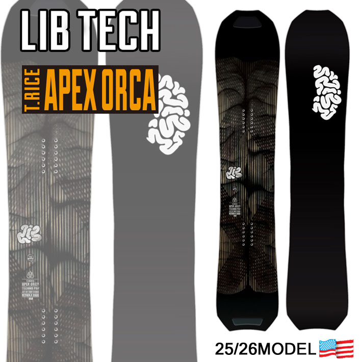 LibTech t.rice orca 156cm オルカ 25-26 LIB TECH リブテック スノーボード T.RICE APEX ORCA トラビス