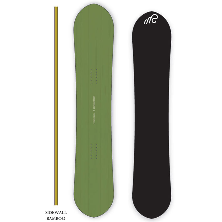予約商品] 25-26 MOSS スノーボード Q505 150.5cm Qシリーズ