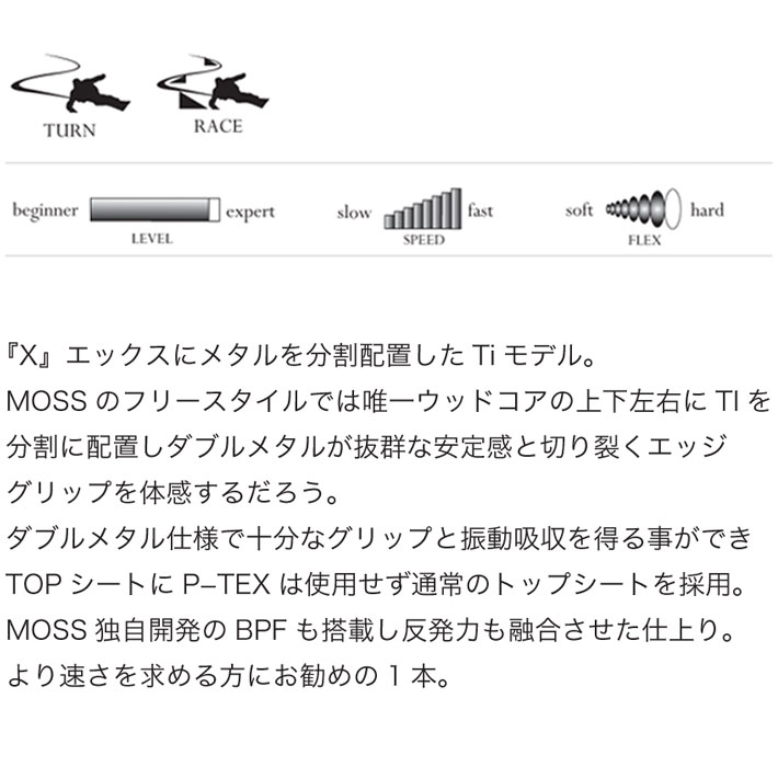 モス（MOSS） NEW 25-26 MOSS スノーボード X Ti モススノーボード