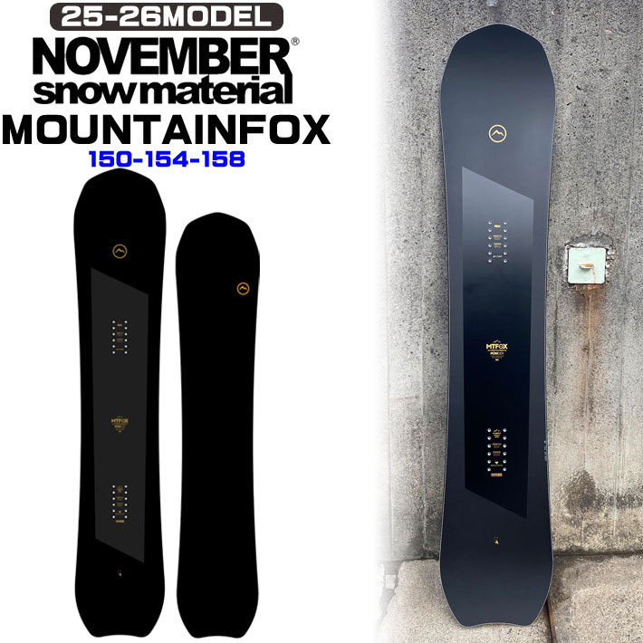 NOVEMBER（ノベンバー） 25-26 スノーボード NOVEMBER MOUNTAINFOX