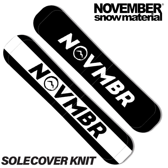 NOVEMBER ノベンバー スノーボード SOLECOVER KNIT LGBK LGWT ソールカバー ニットケース ニットカバー ノーベンバー ボードケース NOVEMBER（ノベンバー） スノーボード SOLECOVER KNIT LGBK LGWT