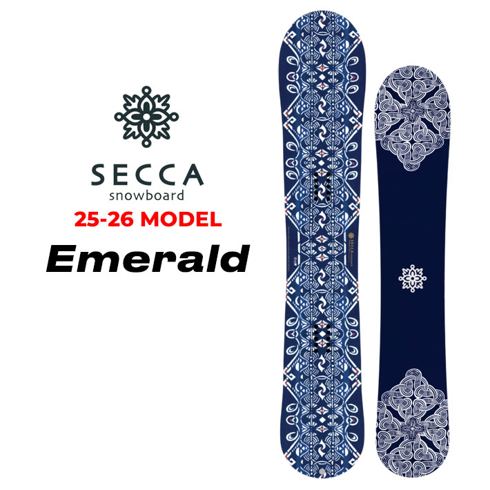 予約商品 25-26 Secca スノーボード セッカ Emerald エメラルド