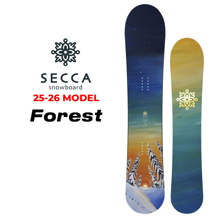 予約商品 25-26 Secca スノーボード セッカ Forest フォレスト