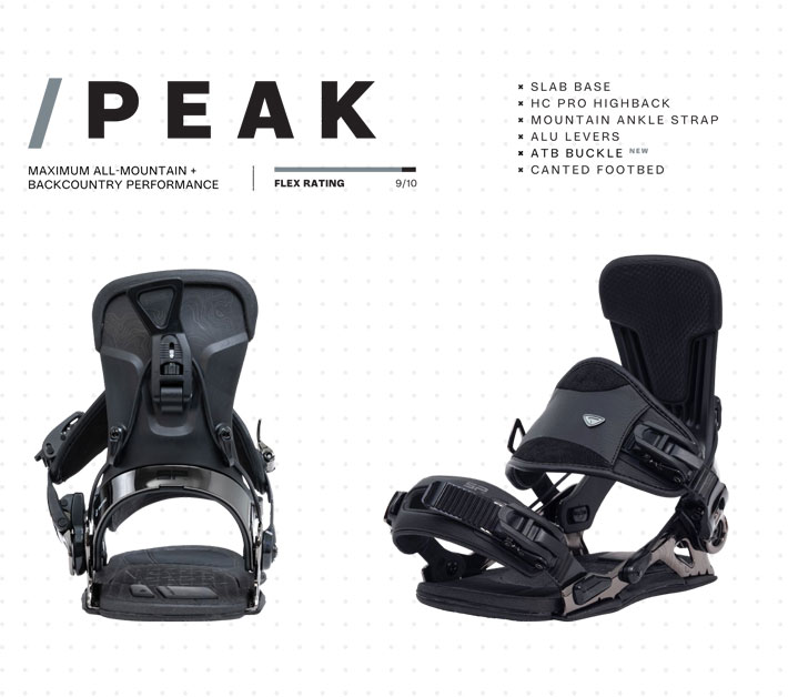 SP Mountain Multientry 23/24 Snowboard Binding shown in