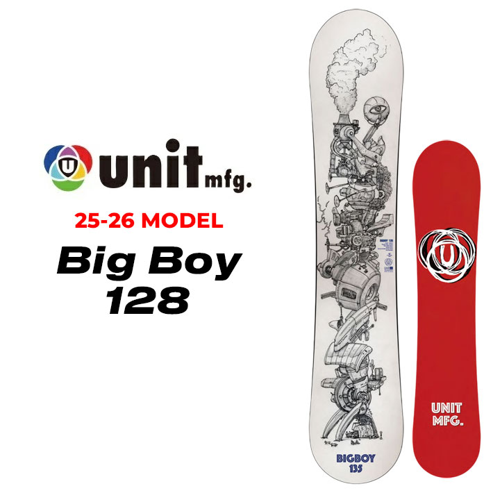 25-26 Unit スノーボード ユニット Big Boy ビッグボーイ 128cm