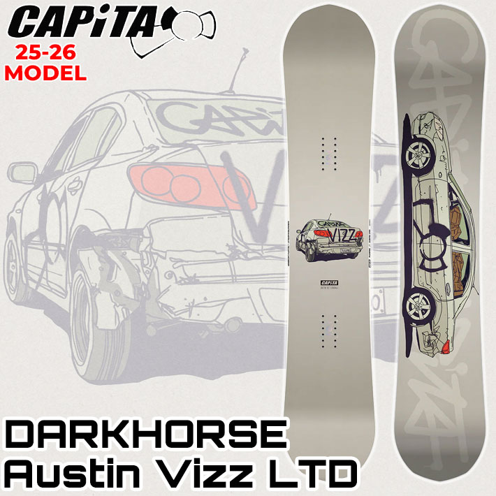 CAPiTA 限定モデル 25-26 CAPITA スノーボード キャピタ DARKHORSE