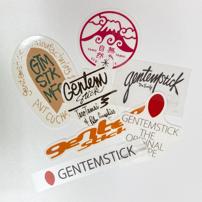 GENTEM STICK ゲンテンスティック BUMPER STICKER 80×244mm ステッカー