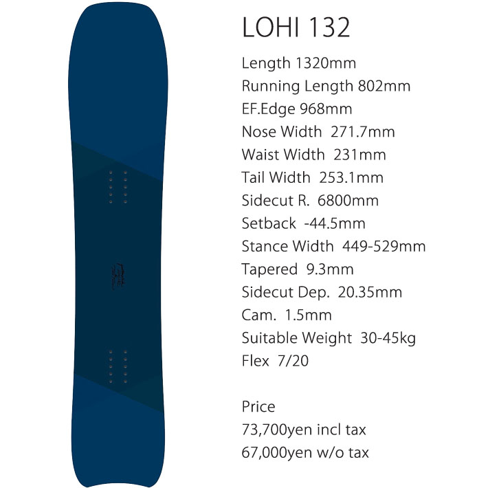 genten（ゲンテン） 25-26 GENTEMSTICK LOHI 132 132cm ロヒ KIDS