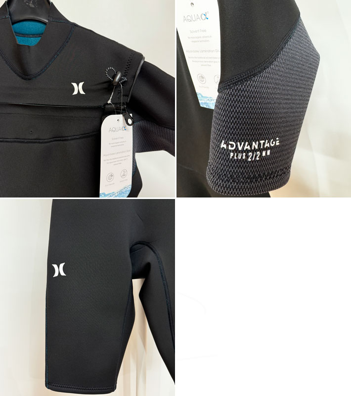 サイズM ハーレー2/2mm バックジップ　スプリング　ウェットスーツ Hurley 2025 ウェットスーツ ハーレー メンズ スプリング