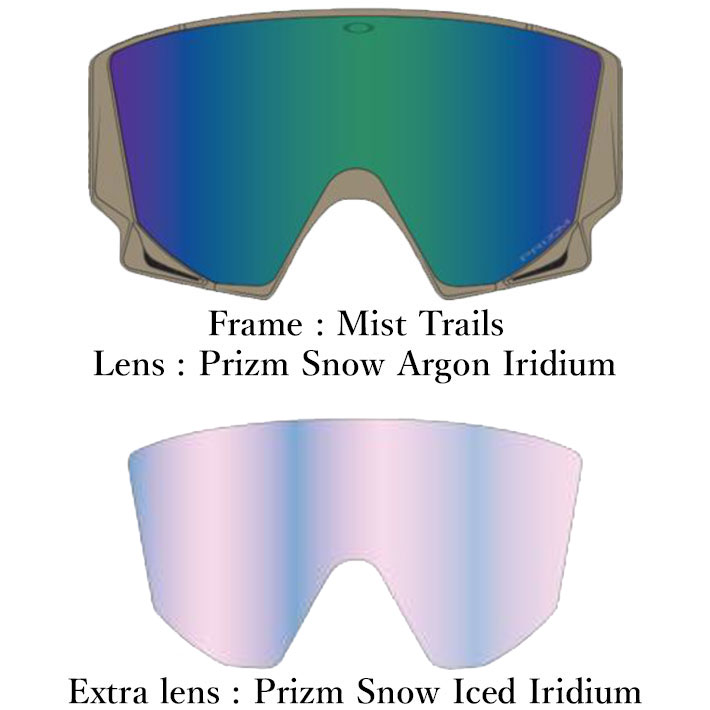 【オークリー】スキー・スノボー用ゴーグル OAKLEY（オークリー） 25-26 ゴーグル FLOW SCAPE L GOGGLE oo7145A-18