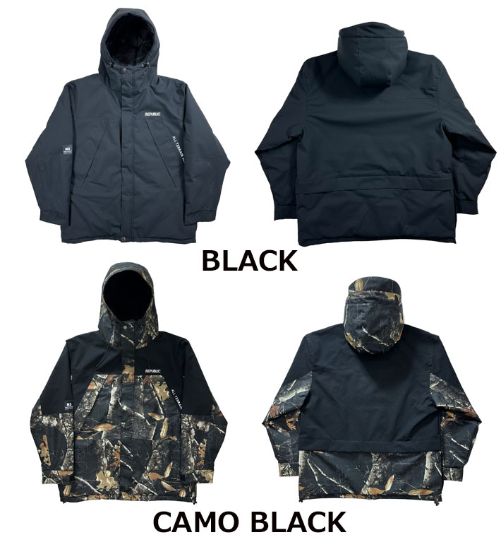 REPUBLIC&CO リパブリック 36 CHAMBERS JACKET REPUBLIC&CO 36 CHAMBERS JACKET リパブリック スノーボード