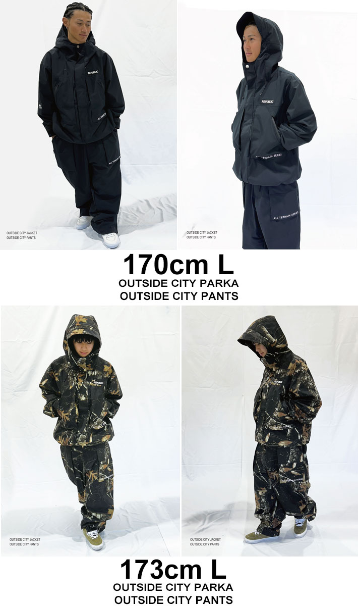 予約商品 25-26 REPUBLIC & CO ウェア リパブリック OUTSIDE