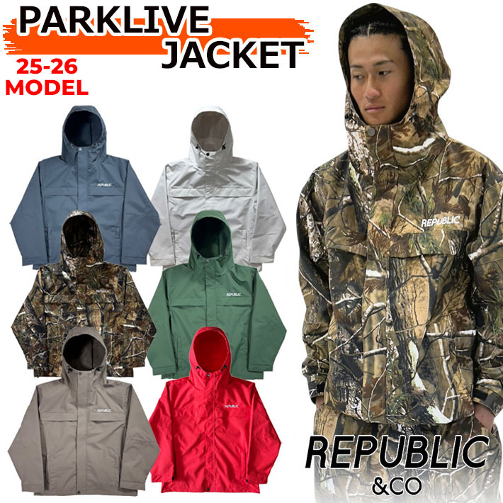 予約商品] 25-26 REPUBLIC & CO ウェア リパブリック PARKLIVE