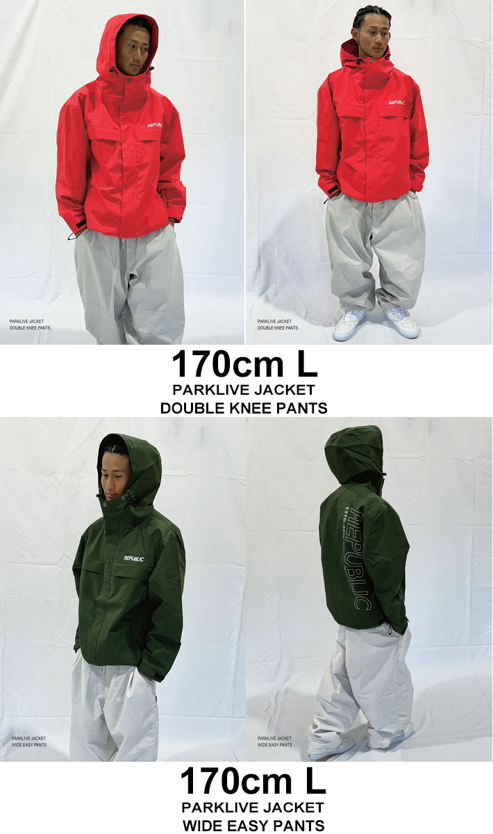 予約商品 25-26 REPUBLIC & CO ウェア リパブリック PARKLIVE