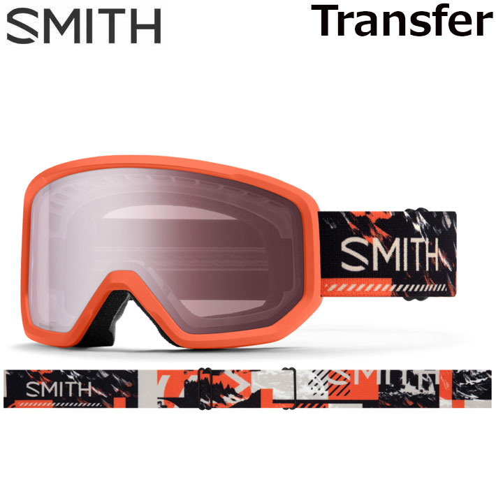 25-26 SMITH ゴーグル スミス Transfer トランスファー Cinder Chop Up アジアンフィット スノーボード 2025 2026 日本正規品 [010276134] SMITH（スミス） 25-26 SMITH ゴーグル Transfer トランスファー