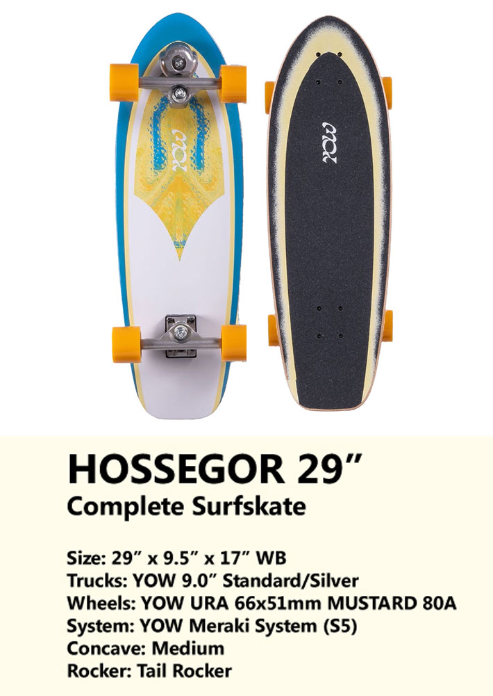 YOW サーフスケート ヤウ HOSSEGOR 29インチ ホセゴー 51