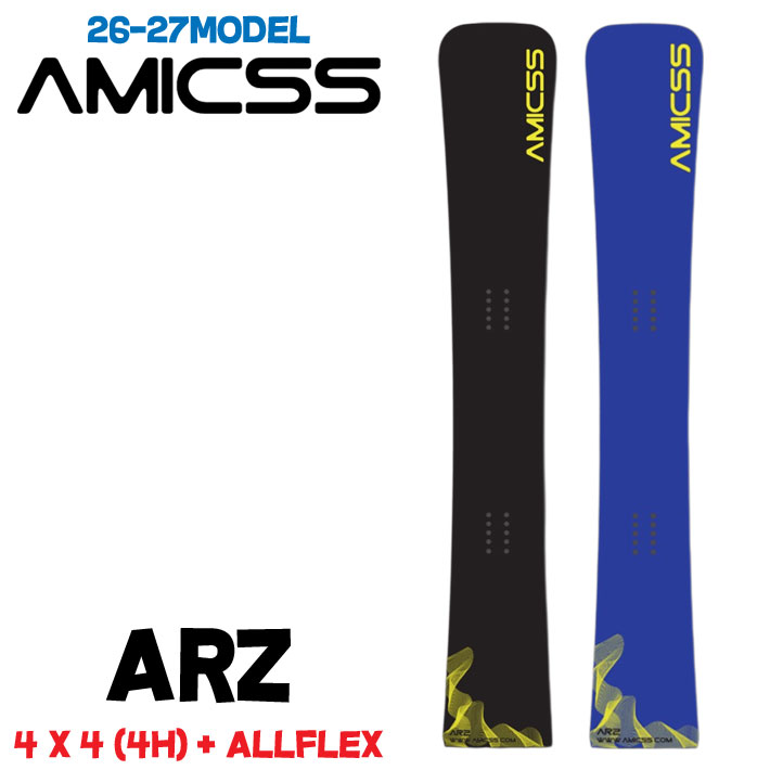 予約 26-27 アミックス アルペンボード AMICSS SNOWBOARDS
