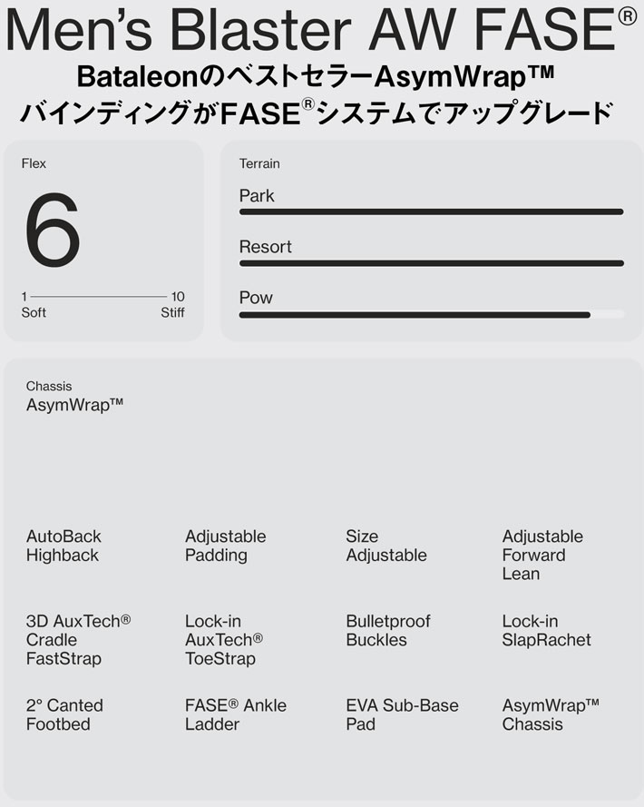 UNION BINDING 予約 26-27 バタレオン ビンディング FASE System