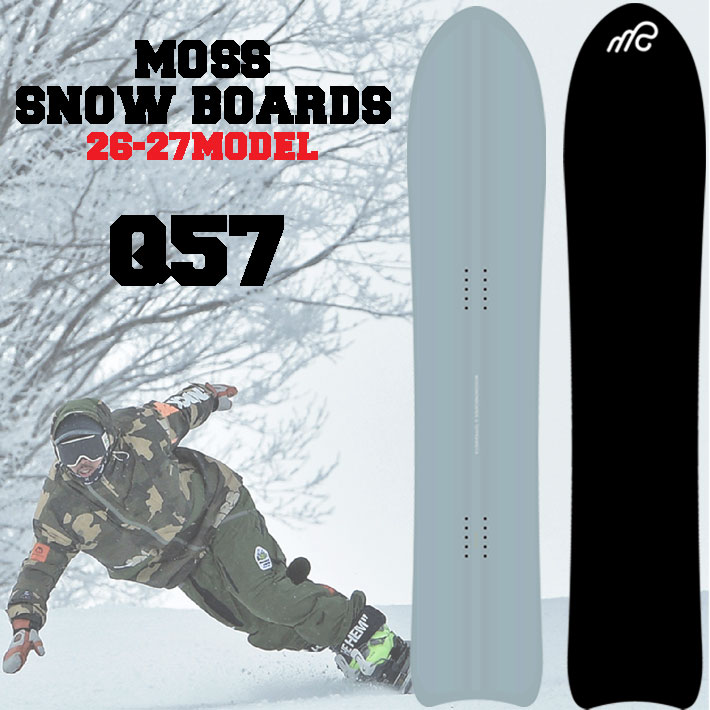 モス（MOSS） 予約商品 26-27 MOSS スノーボード Q57 キューゴーナナ Q