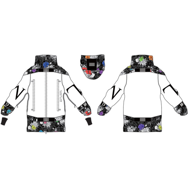 予約商品 26-27 マークリーン ギャラクシー ジャケット イーエム GALAXXXY JACKET EM MQ07000EM スノーボードウェア ユニセックス 125／703／001／991 MARQLEEN_3