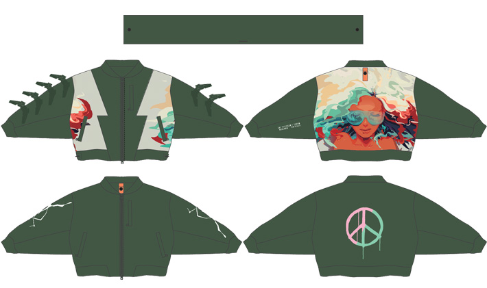 MARQLEEN マークリーン GALAXY 朱雀 上下セット Lサイズ MARQLEEN（マークリーン） 予約商品]26-27 MARQLEEN +++ JACKET