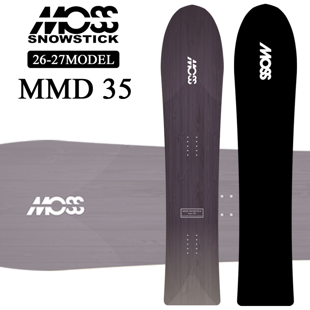 スノーボード　板　moss HU90 43.0 モス（MOSS） 予約商品 26-27 MOSS スノーボード X モススノーボード