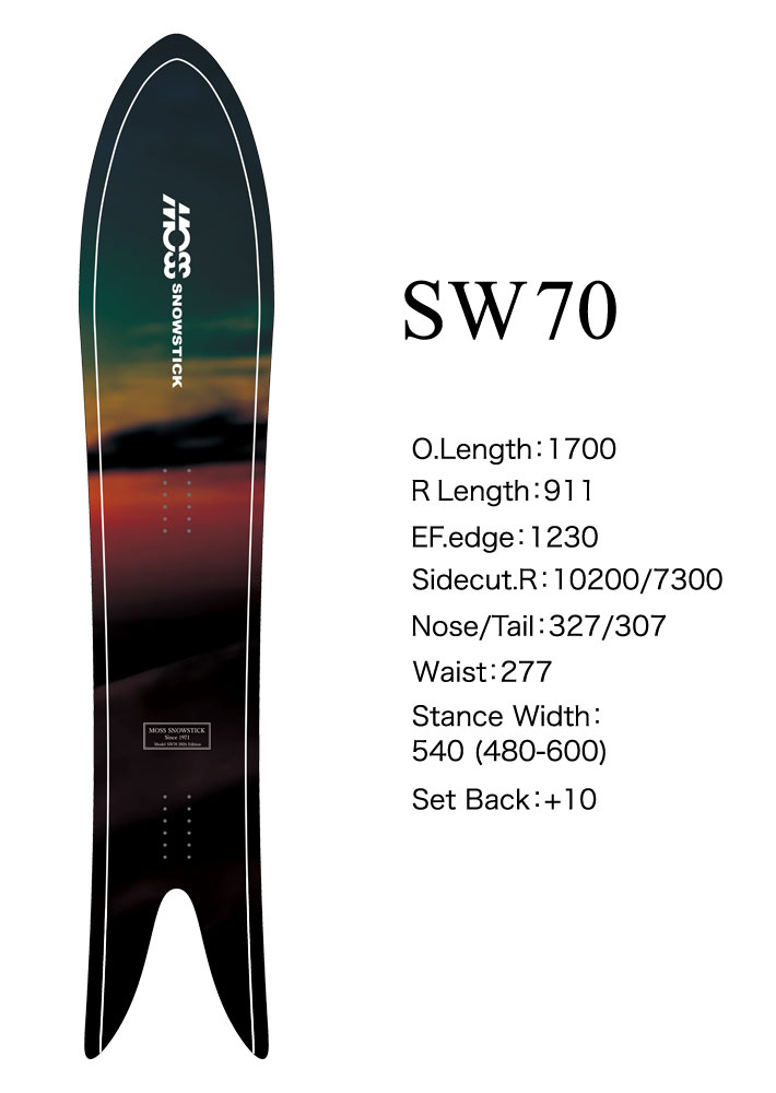 genten（ゲンテン） 予約商品 26-27 MOSS SNOWSTICK パウダーボード