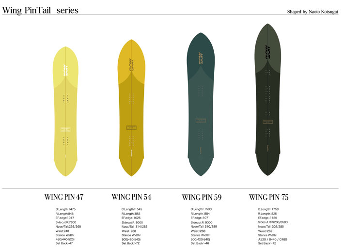 モス（MOSS） 予約商品 26-27 MOSS SNOWSTICK パウダーボード WING