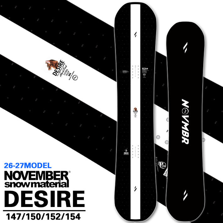 NOVEMBER（ノベンバー） 予約 26-27 NOVEMBER スノーボード SNOWBOARD