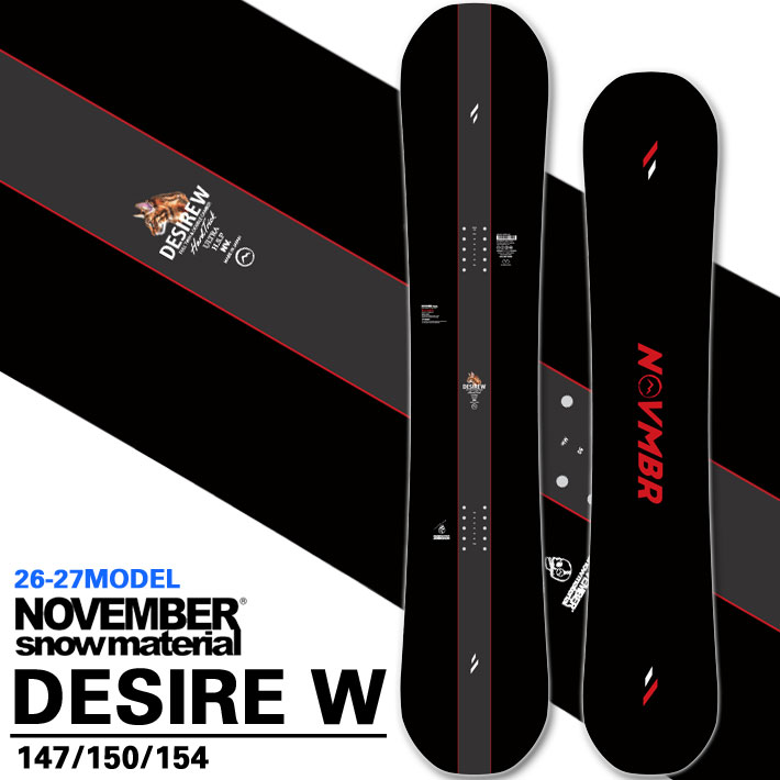 NOVEMBER（ノベンバー） 予約 26-27 NOVEMBER スノーボード SNOWBOARD