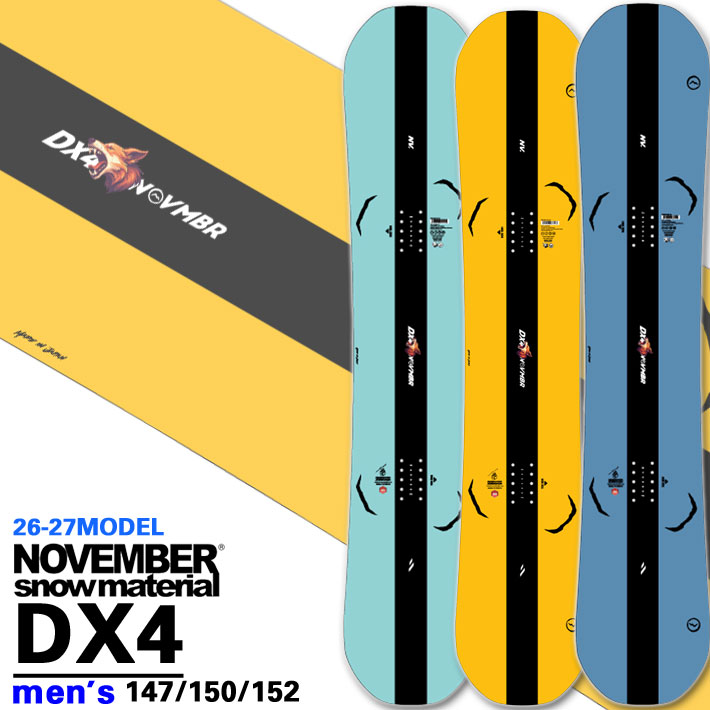 NOVEMBER（ノベンバー） 予約 26-27 NOVEMBER スノーボード SNOWBOARD