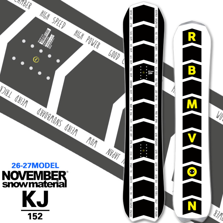 NOVEMBER（ノベンバー） 予約 26-27 NOVEMBER スノーボード SNOWBOARD