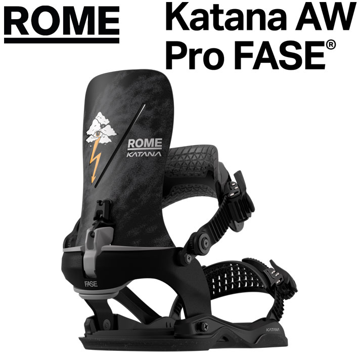 ROME KATANA PRO ビンディング ブラック Sサイズ UNION BINDING 予約 26-27 ROME Katana AW Pro FASE ローム
