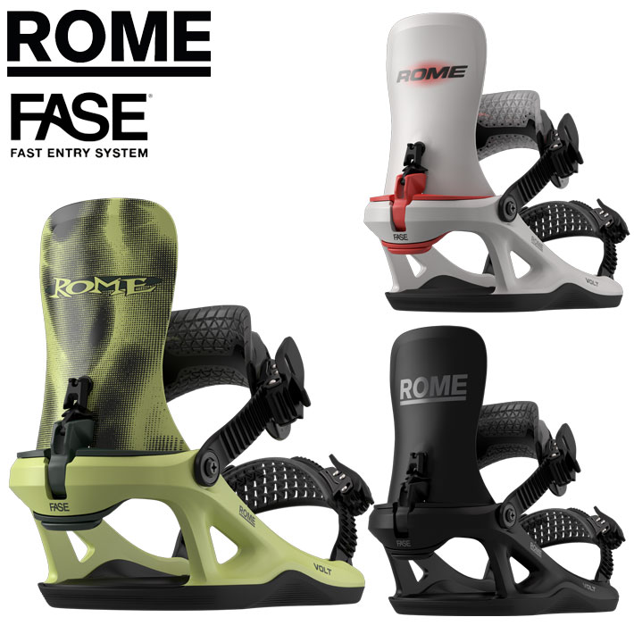 ROME SDSスノーボード＆ビンディング ROME SDS 予約 26-27 ROME VOLT FASE ローム ビンディング ボルト